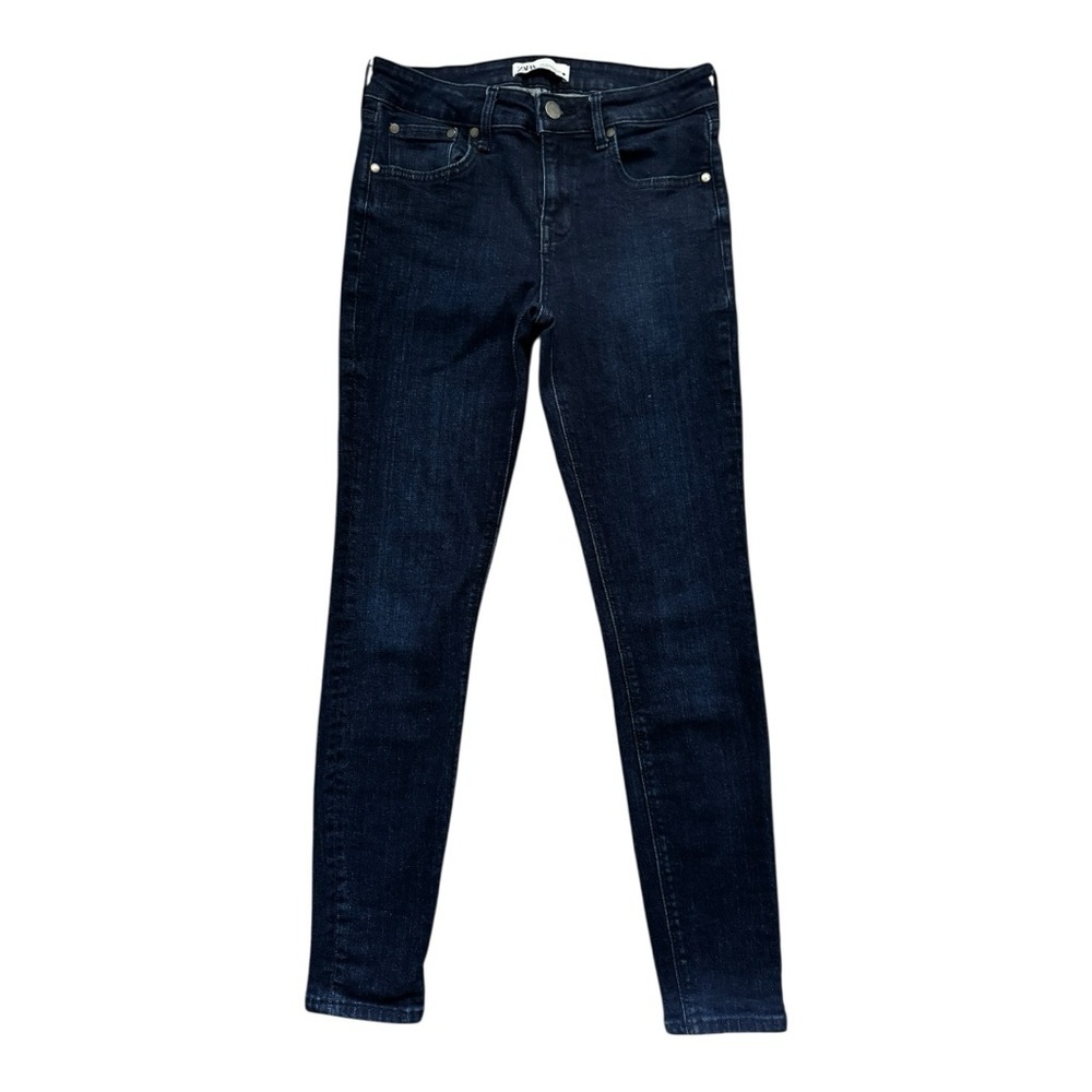 👖 ZARA Woman ZW Mid Waist Skinny Jeans | Size 6 (US 38 EUR) - Picture 4 of 7